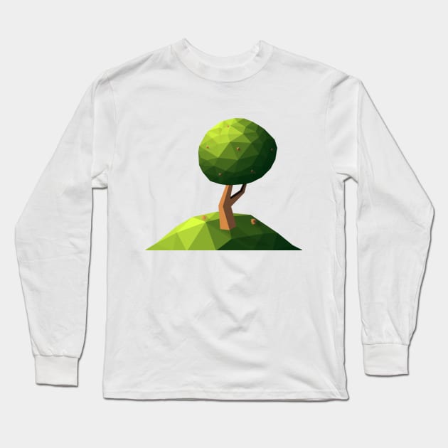 The Forest of Triangles Long Sleeve T-Shirt by Ibrahim241
